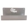 Curetape dispenser voor 5 rollen van 5 cm zilvergrijs leeg voorkant