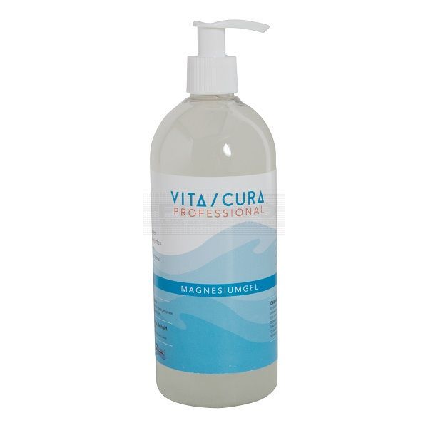 VitaCura professional magnesium massagegel flacon met pomp 500 ml