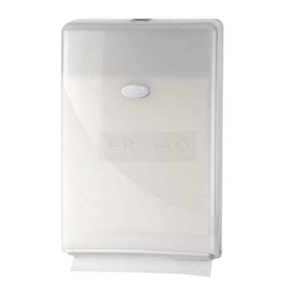 Pearl White handdoek dispenser - Minifold Slimfold (431153.1)