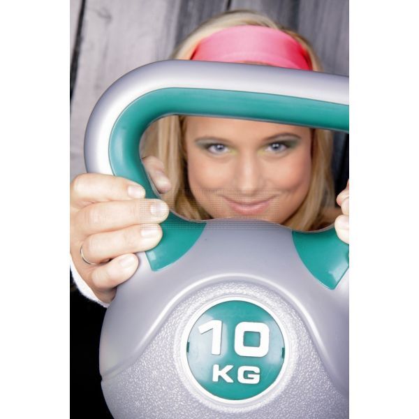 Aerobic vinyl kettlebell 18 kg vrouw