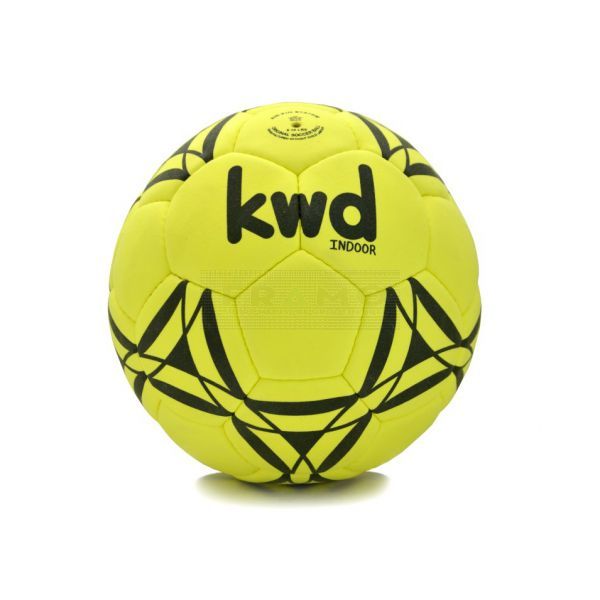 KWD zaalvoetbal indoor vilt maat 4 (low bounce) geel