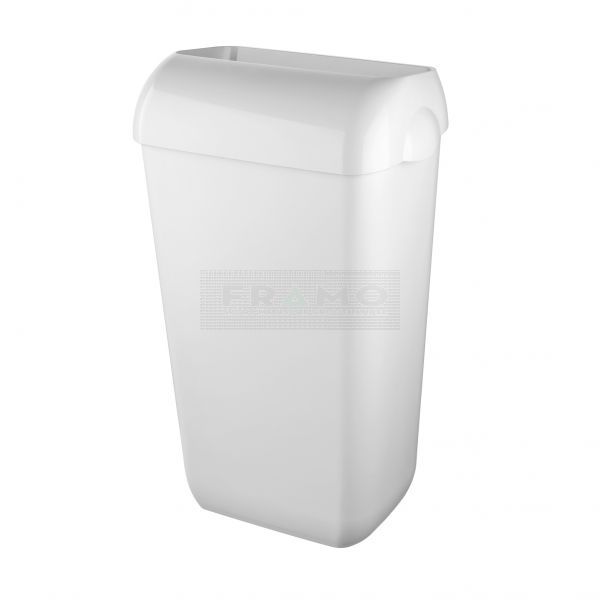 Pearl White afvalbak - 23 liter