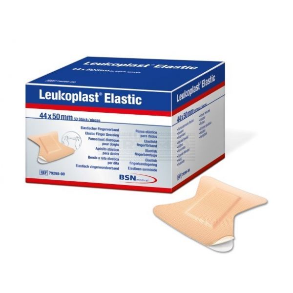 Leukoplast elastische vingertoppleister à 50 stuks