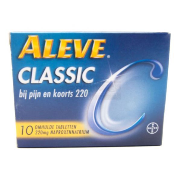 Aleve Classic naproxen tablet 220 mg à 12 stuks