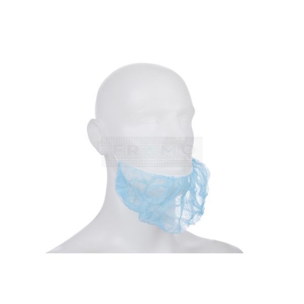 Disposable baardmasker doos à 100 stuks blauw