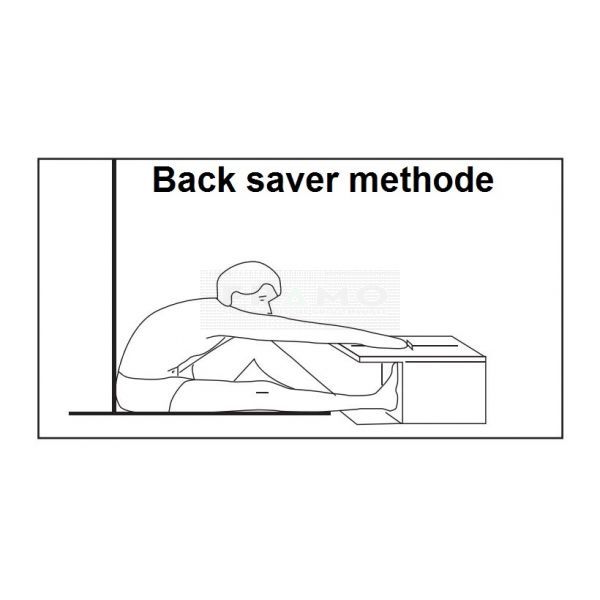 Baseline sit and reach test box, voor flexibiliteitsmeting back saver methode
