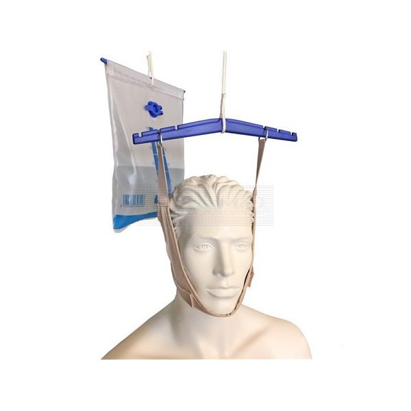 Cervicaal tractieapparaat - Glisson hoofdbandage - waterzak 00