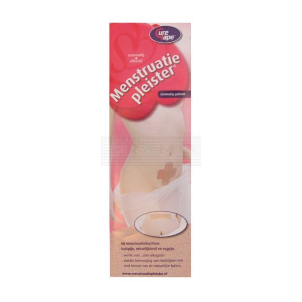 CureTape menstruatiepleister (1 set) beige