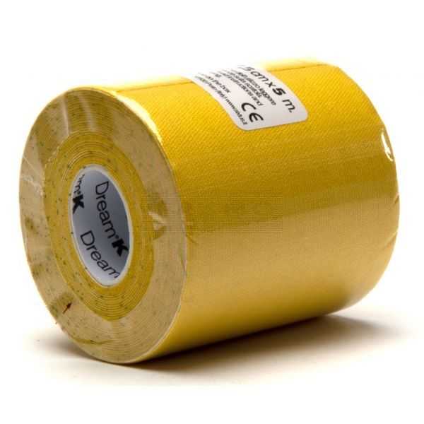 Dream K tape 7,5 cm x 5 meter geel