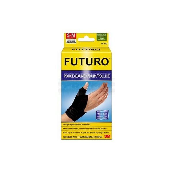 FUTURO deluxe duimspalk zwart