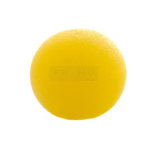 Squeeze bal - stress bal - knijp bal 50 mm geel