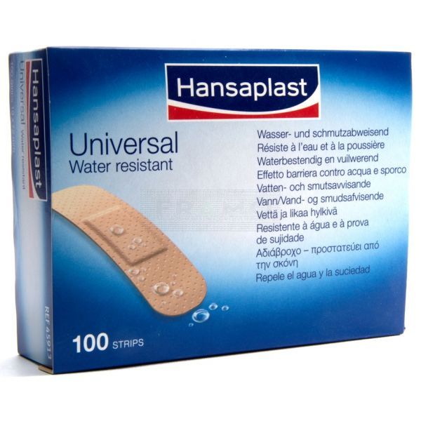 Hansaplast Universal strips 19 mm x 72 mm à 100 stuks