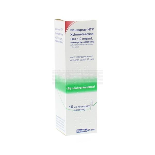 HTP neusspray Xylometazoline HCl 1,0 mg/ml flacon à 10 ml