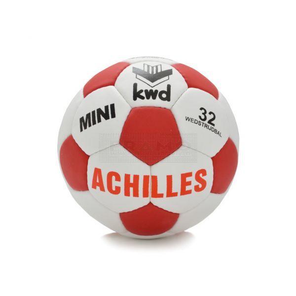 KWD Achilles mini bal gewicht 200 gram wit - rood