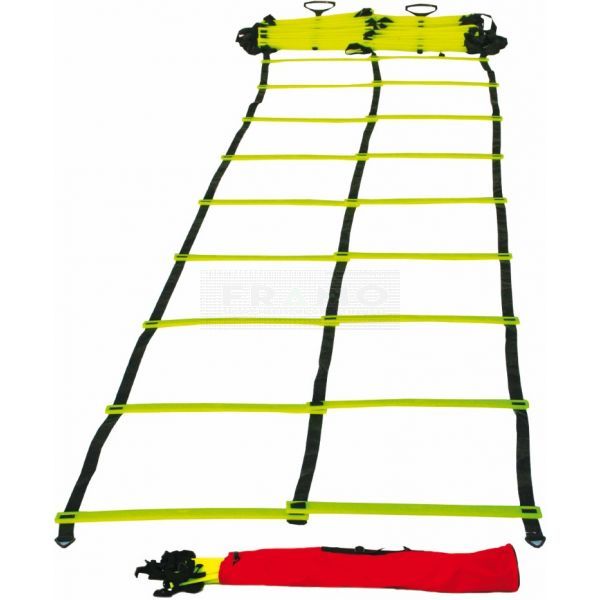 Dubbele speedladder, agility ladder, trainingsladder 4,5 meter