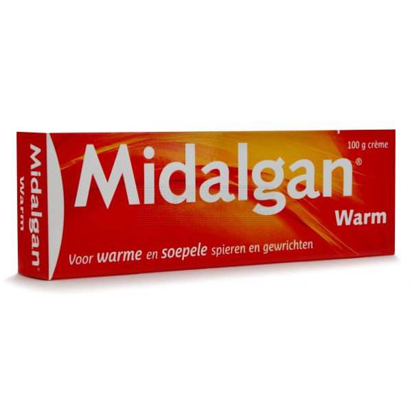 Midalgan warm warmte crème 100 gram