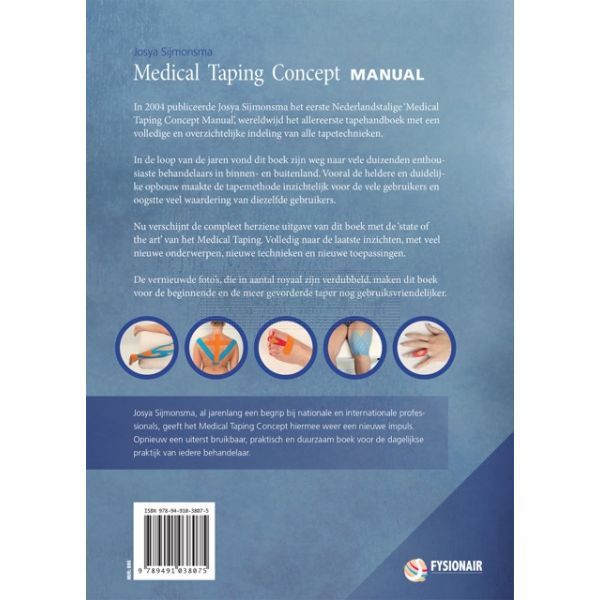MTC Medical Taping Concept Manual versie 2016 Josya Sijmonsma achterzijde