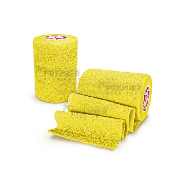 Premier socktape ProWrap sokkenbandage - kousenbandage 7,5 cm geel