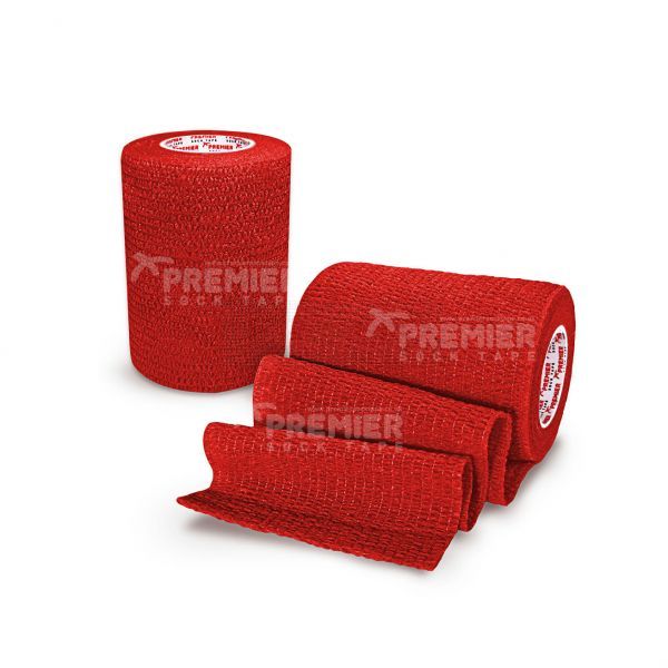 Premier socktape ProWrap sokkenbandage - kousenbandage 7,5 cm rood