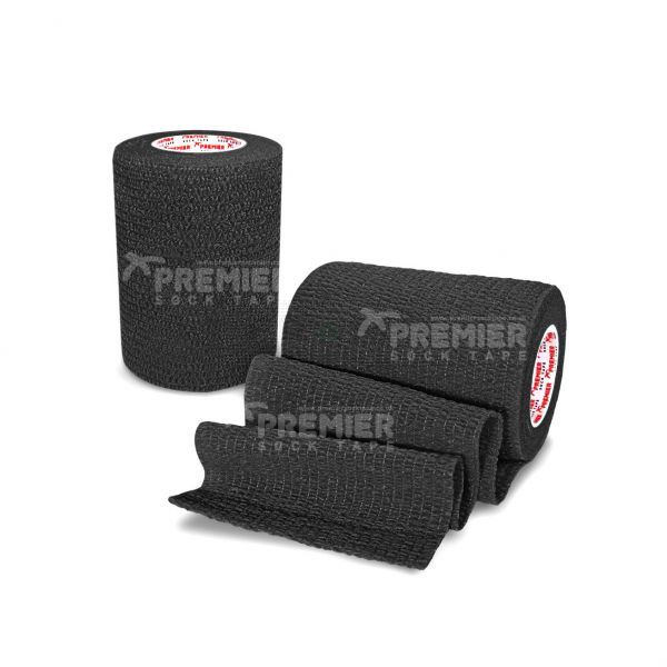 Premier socktape ProWrap sokkenbandage - kousenbandage 7,5 cm zwart