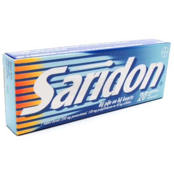 Saridon Tabletten tegen pijn à 20 stuks