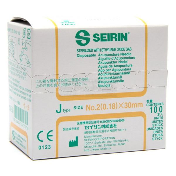 Seirin type J naalden 0,18 mm 30 mm FRAMO