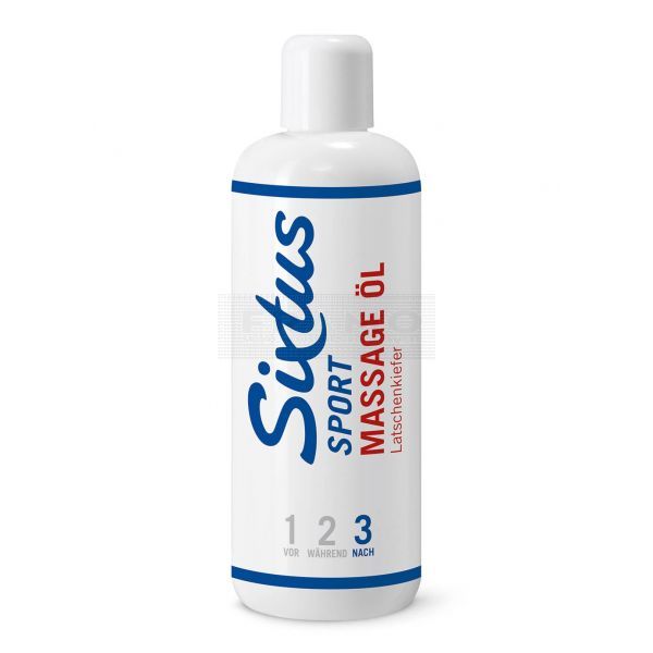 Sixtus Sixtufit massage olie dennen 500 ml - 0,5 liter NIEUW
