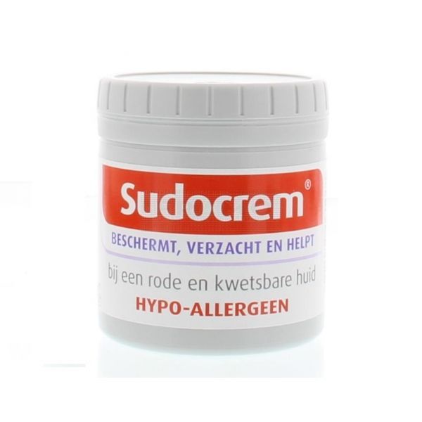 Sudocrem hypoallergeen bij een rode kwetsbare huid 125 ml