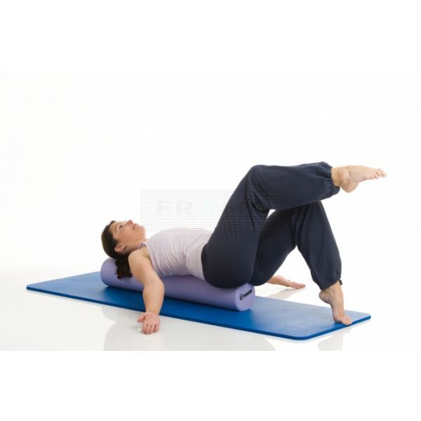 Togu Pilates Yoga foamroller 90 cm x 15 cm antraciet rug