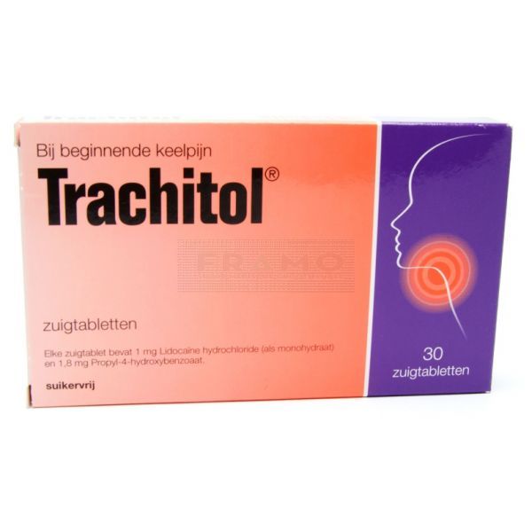 Trachitol zuigtablet à 30 stuks werken effectief bij beginnende keelpijn