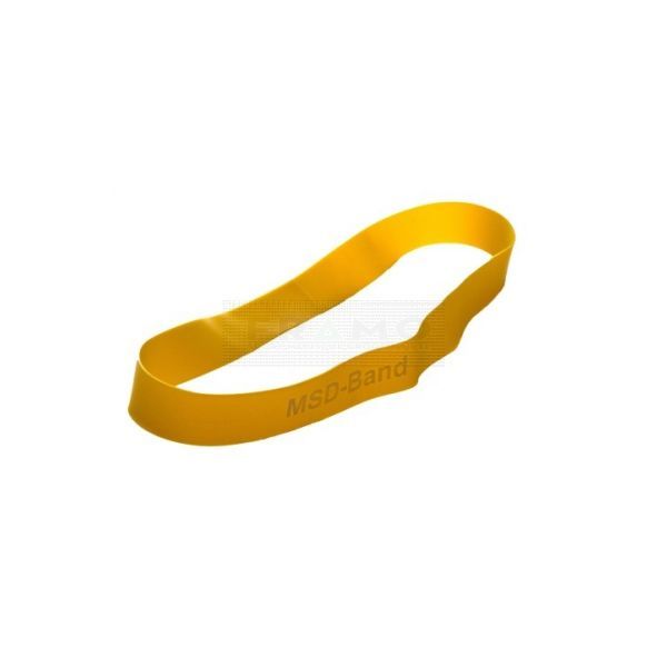 Tube loop rubberband 2,5 cm x 28 cm geel - peach
